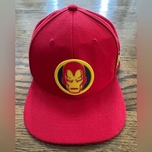 Marvel x Lids Iron Man youth SnapBack (adjustable) cap, red